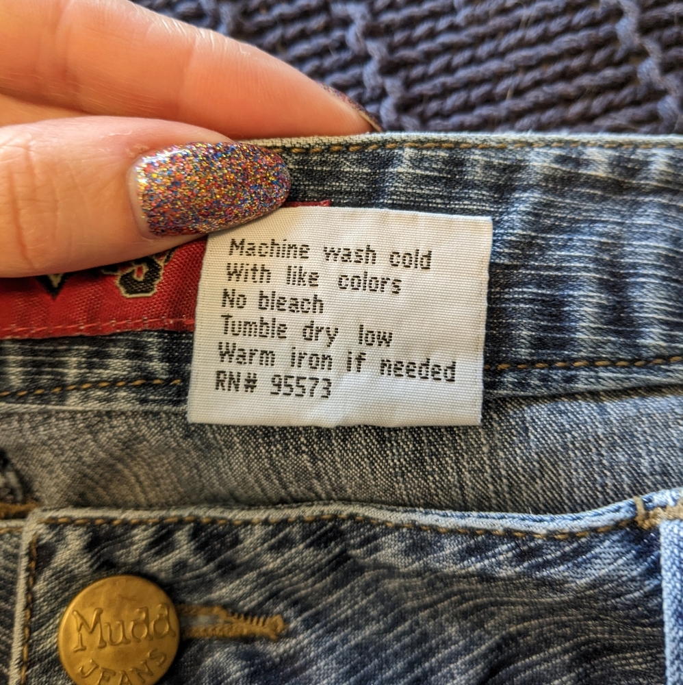 Y2K Mudd Jeans High Rise Bootcut Sz 11 NWOT - Picture 9 of 13